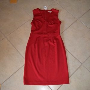 Banana Republic Ponte Sheath dress in Red